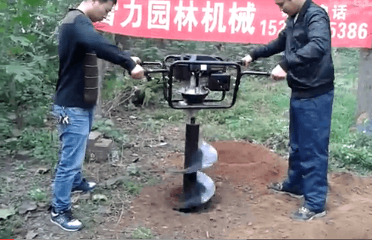 雷力四沖程挖樹(shù)坑機(jī)視頻