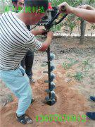 汽油挖坑機體驗種樹樂趣