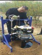 種樹挖坑機促進植樹向前進