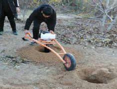 植樹挖坑機快速鉆坑有訣竅