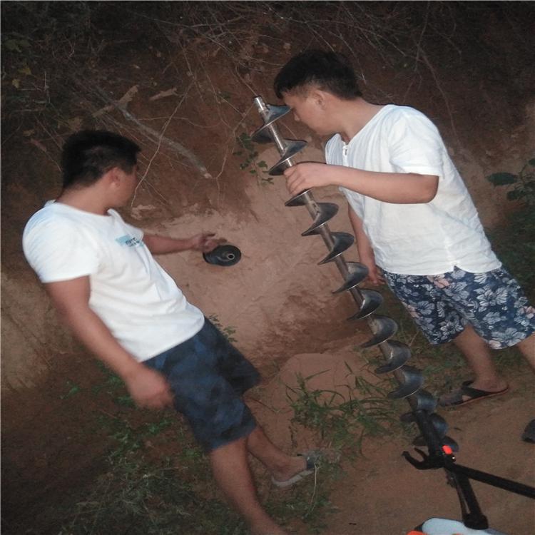 錨孔打洞螺旋鉆孔機全葉片土坡防護
